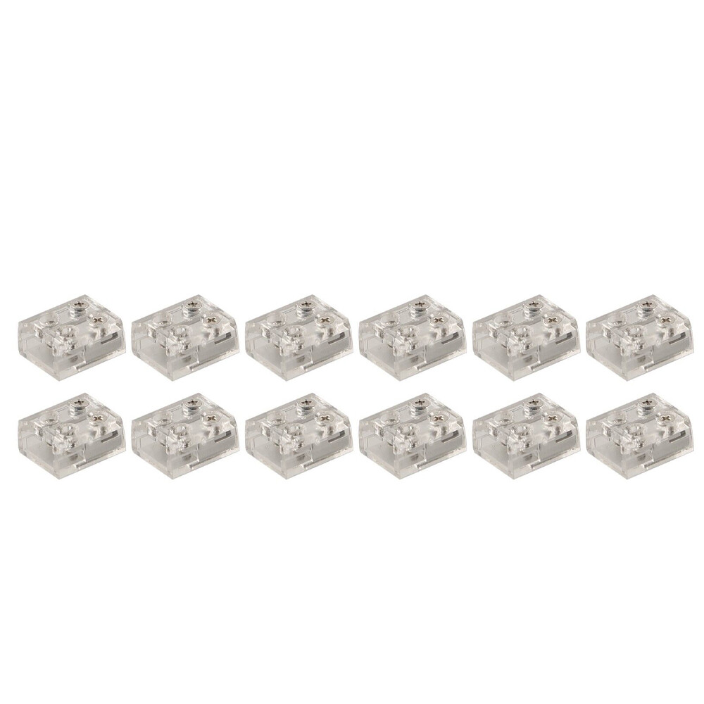 12 No-Solder LED Tape Light Connector Kit 2Pin 8/10mm LED Strip-Lights Connector gallery