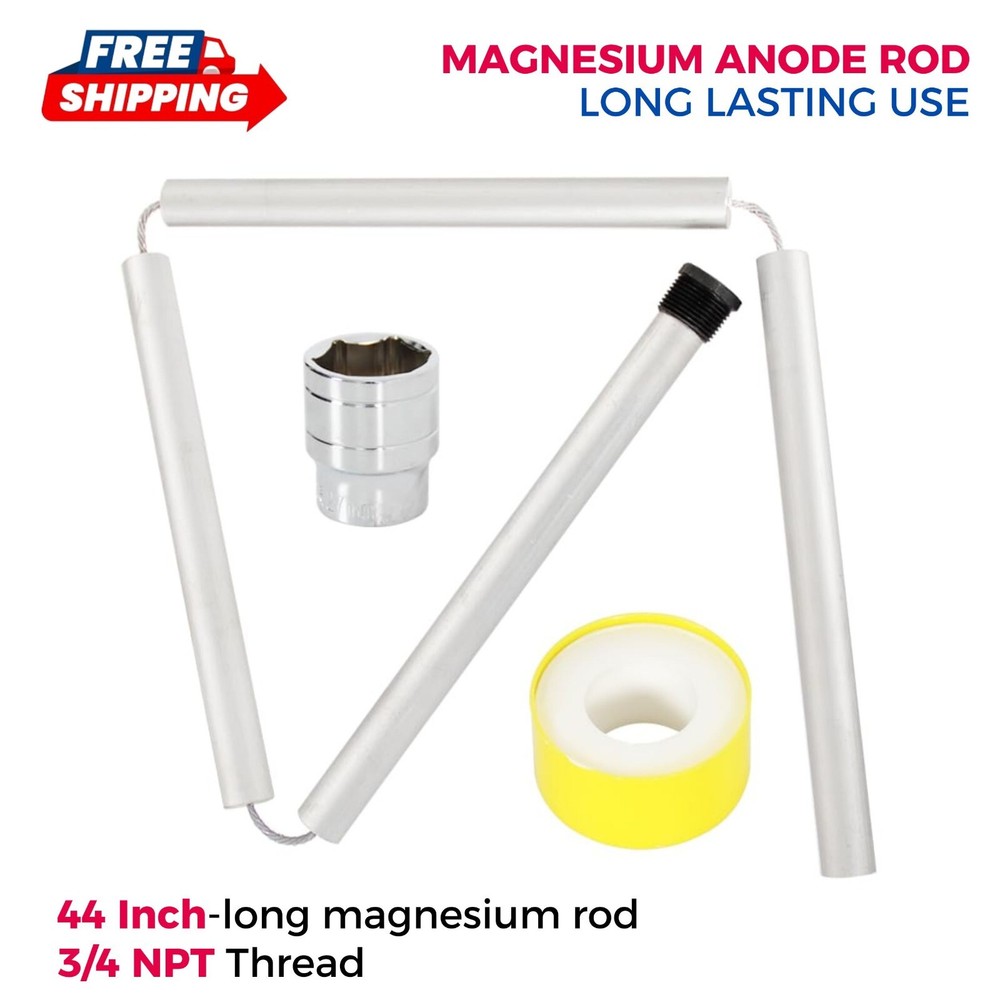 Magnesium Flexible Anode Rod Replacement for Rheem/A.O Smith Hot Water Heater