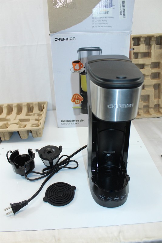 Single Serve Coffee Machine Chefman Makes 4 Sizes Filter Included Max+ 40oz gallery
