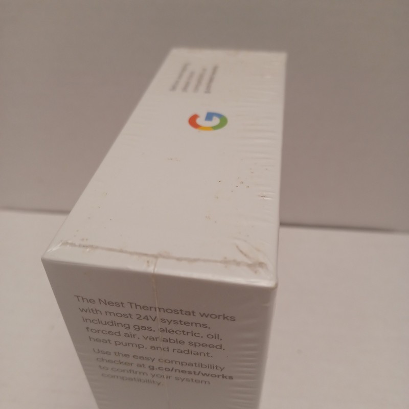 Google Nest Sand Smart Programmable Bluetooth Wi-Fi Thermostat Sealed gallery