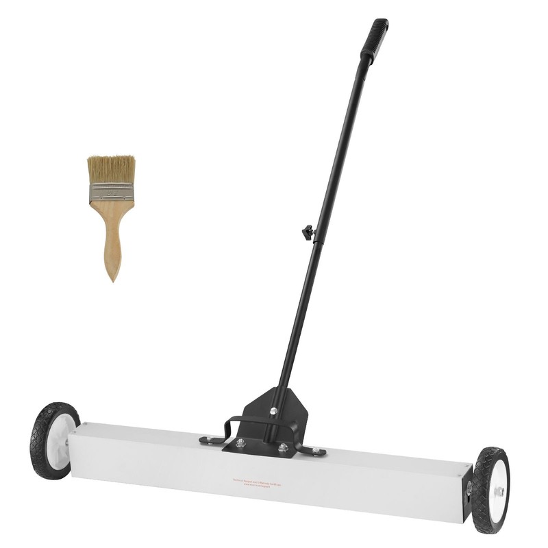 55Lbs Rolling Magnetic Sweeper with Wheels,Push-Type Magnetic Pick Up Sweeper, 3 gallery