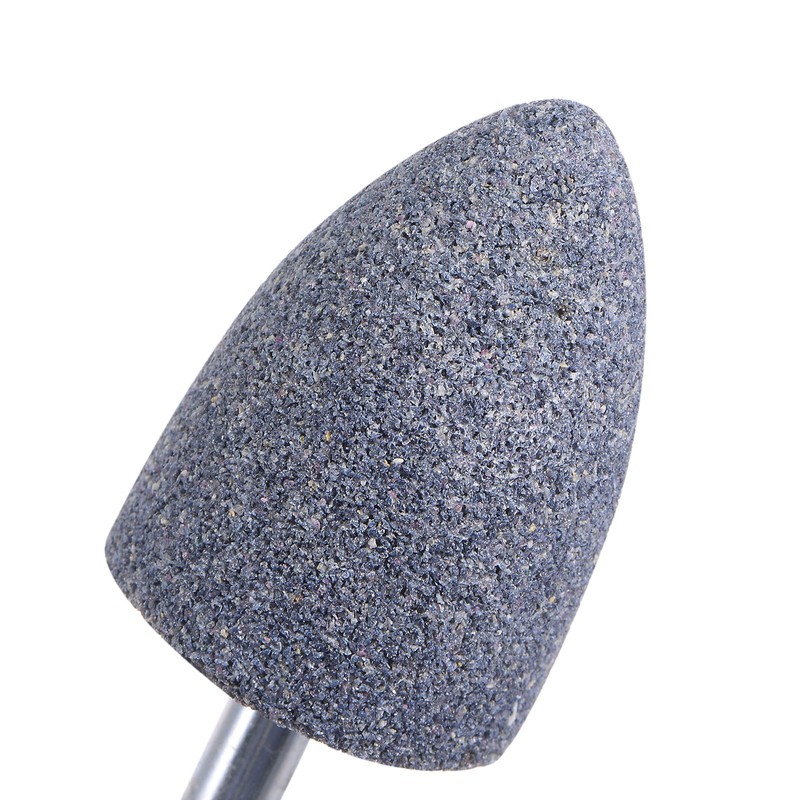 5PACK Abrasive Mounted Stone 1/4" Shank 1.18" Conical Corundum Grinding Head gallery
