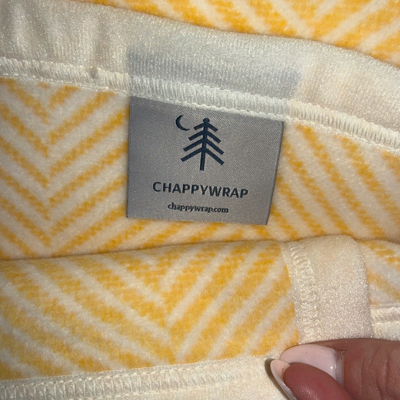 ChappyWrap Reversible Blanket - Mini 30x40 Harborview Herringbone Butter Yellow gallery