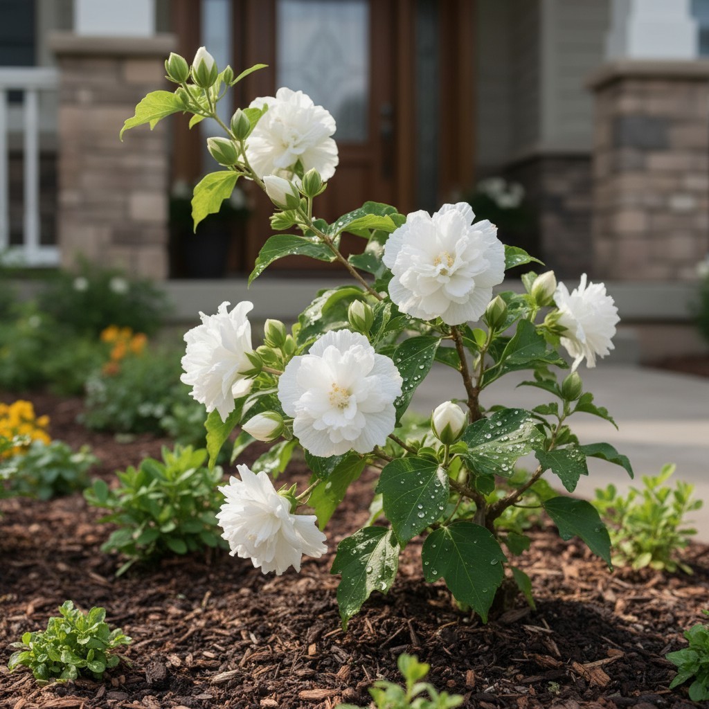 50 White Hibiscus Seeds – Double Blooms for Elegant Summer Garden Shrubs gallery