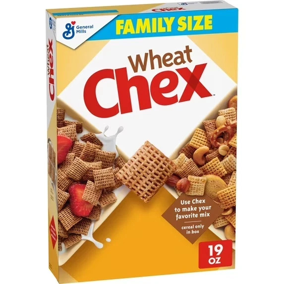 Wheat Chex Breakfast Cereal, Homemade Chex Mix Ingredient, Family Size, 19 oz gallery