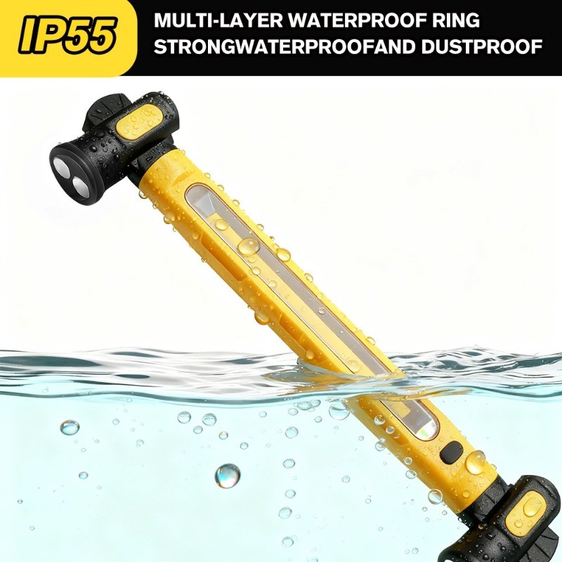 2Pack Under Hood Work Light Bar,6000mAh LED Magnetic Light Bar with Hooks gallery