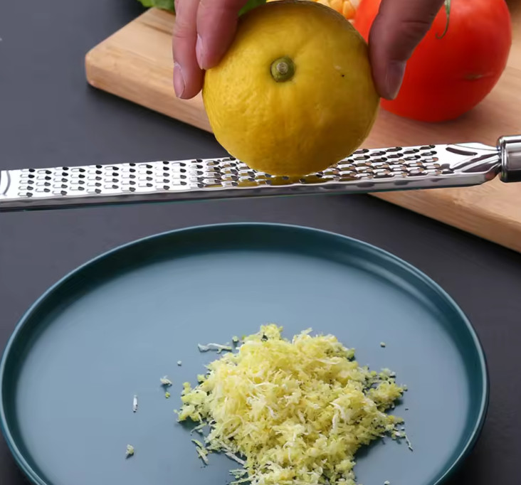 1pc Stainless Steel Kitchen Grater Lemon Citrus Cheese Garlic Zester - NEW gallery