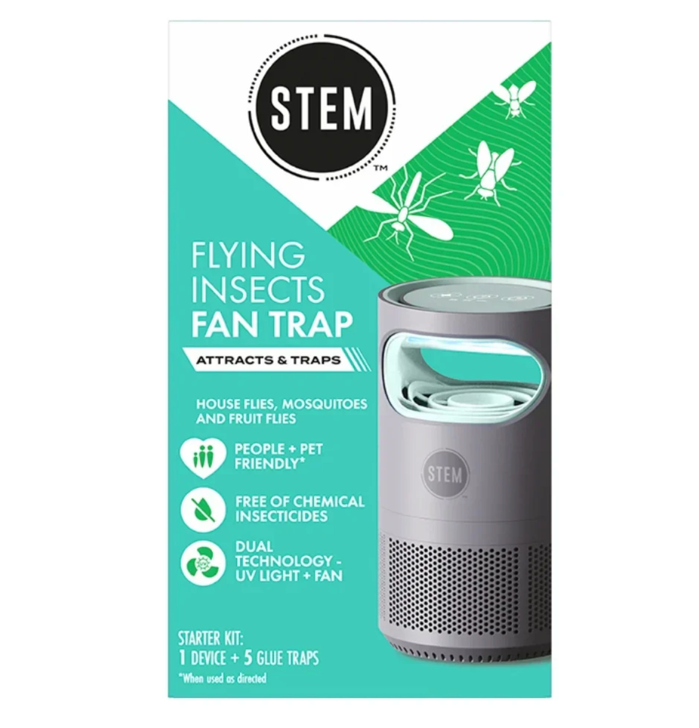 STEM Flying Insects Fan Trap Starter Kit: 1 Device + 5 Glue Traps gallery