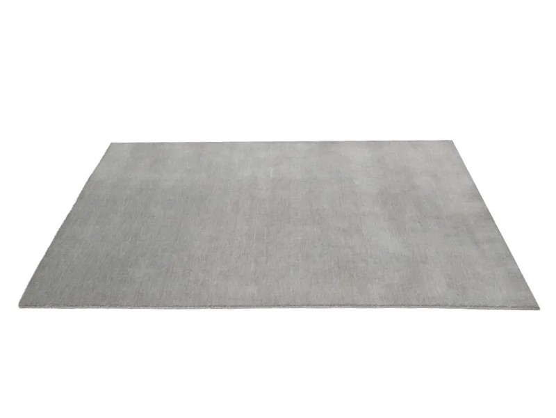 Gray Solid Hand-Loomed 4X6 Gabbeh Wool Rug Oriental Home Decor Carpet gallery