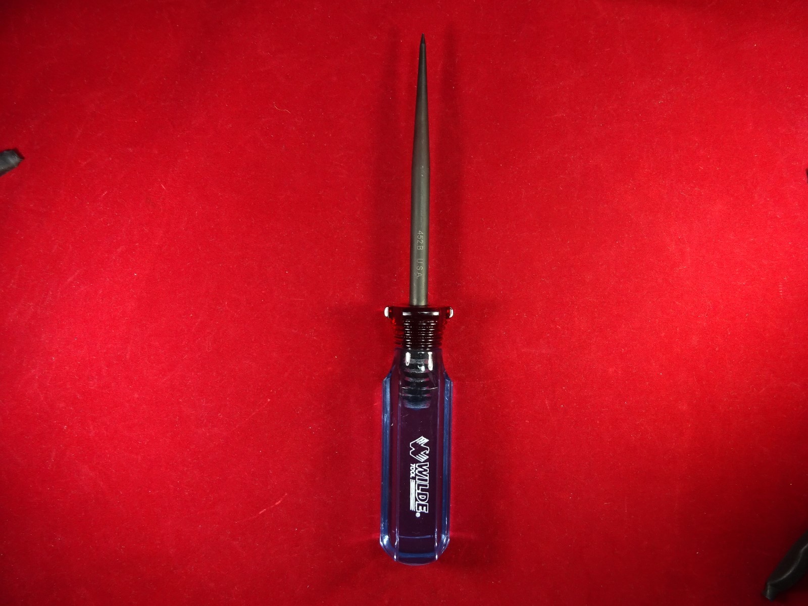 Wilde Tool 452B USA MADE 8” Long Industrial Scratch Awl & Punch & Leather Tool gallery