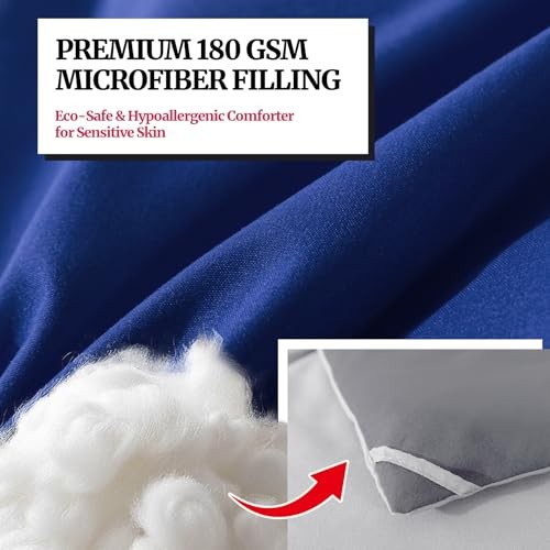 Down Alternative Bedding Comforter King (U.S. Standard) Dark Gray/Dark Blue gallery