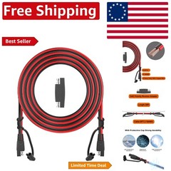 Versatile 16AWG SAE Extension Cable – Ideal for Automotive and Solar Battery Use