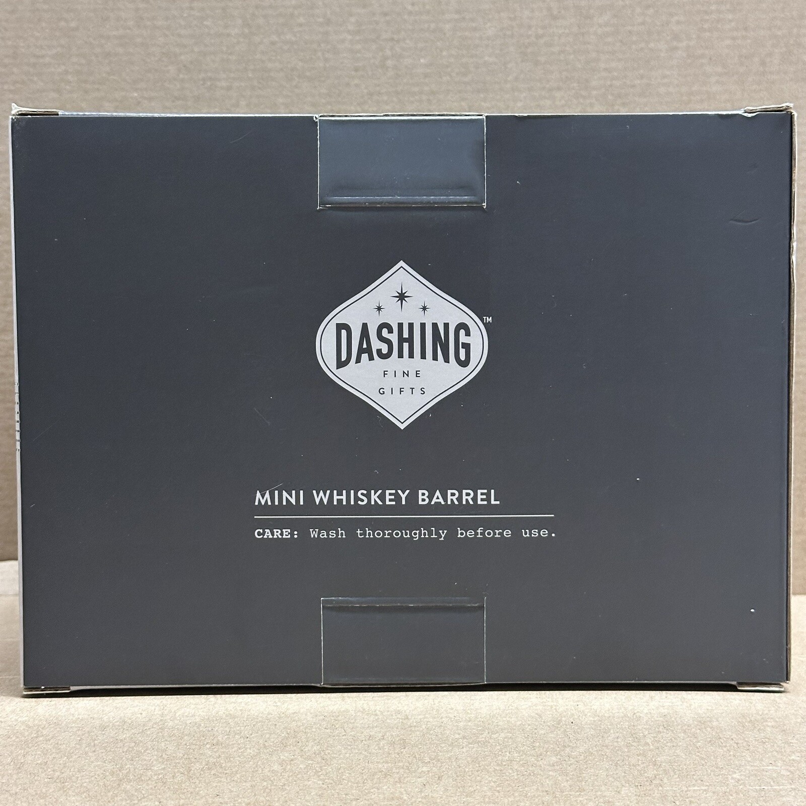 Dashing FINE GIFTS Mini Whiskey Barrel Brand New In Box 1SET/27 Fl oz NEW !!! gallery