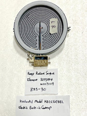 2 Cooktop Surface Elements 8273994, W11171119 for KitchenAid KECC607BBL Z23-30