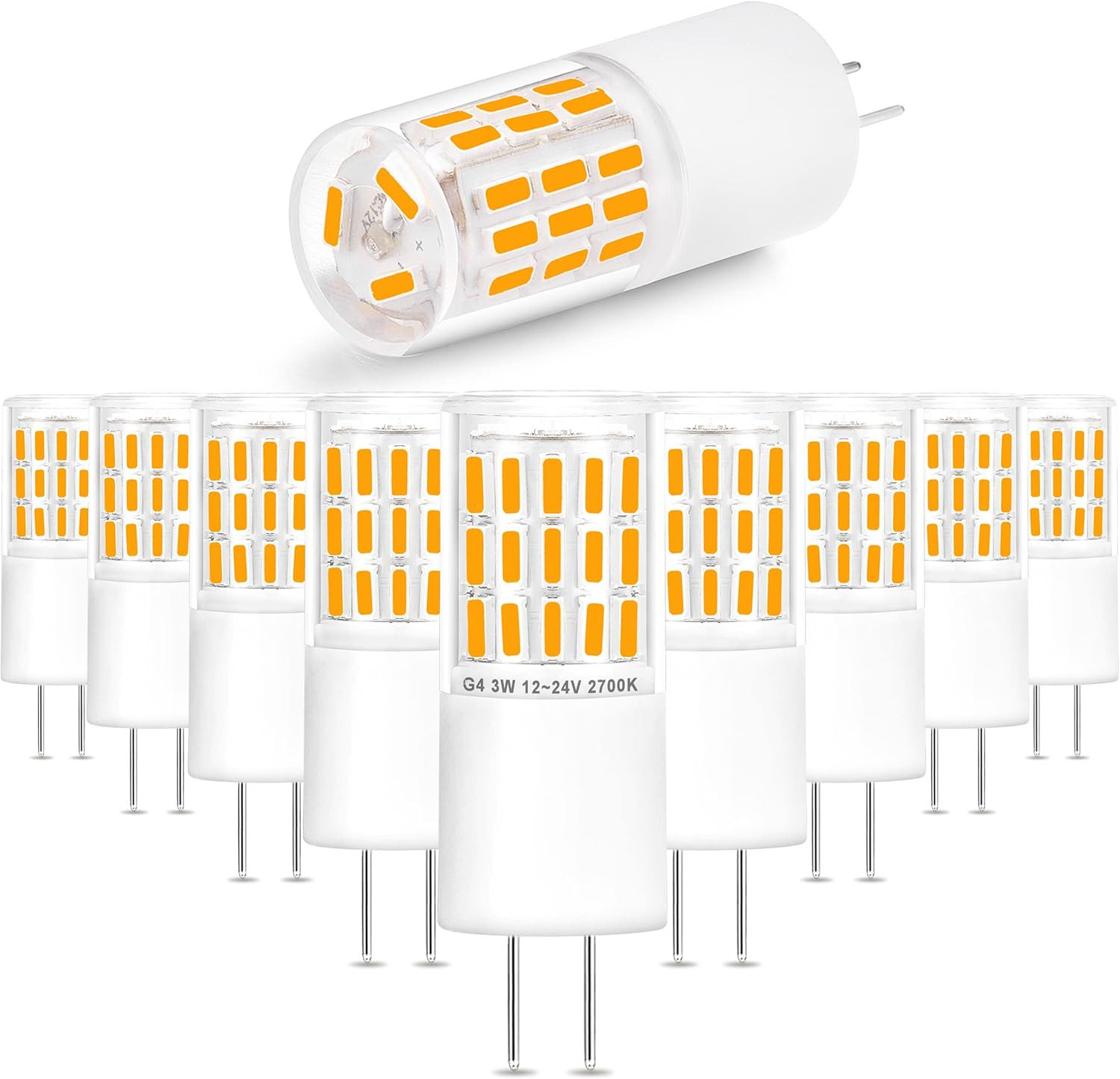 G4 3W LED Landscape Light Bulbs 12V-24V Warm White 2700K,G4 20 Watt 25W 30W T3 H gallery