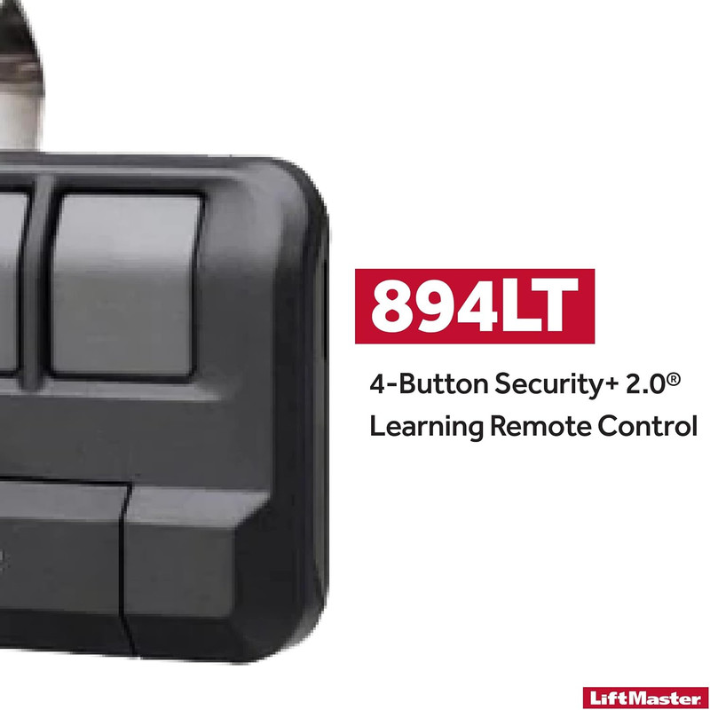 894LT 4-Button Learning Garage Door Opener Remote Control - with Visor Clip - Us gallery