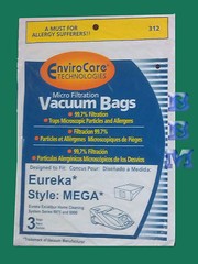 3 Eureka MEGA 58624A Allergy Vacuum Cleaner Bags Excalibur Powerteam 6975 6990