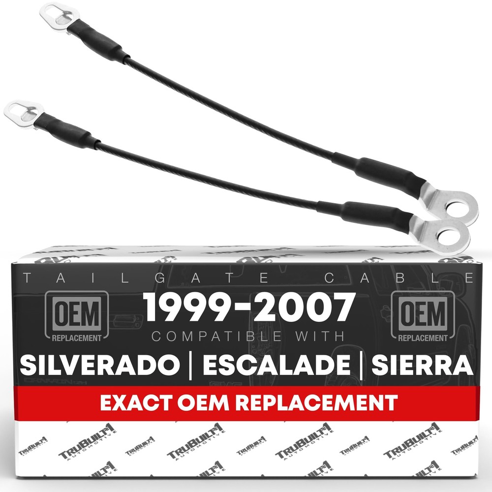 Tailgate Cable Set, Left & Right for Chevrolet Avalanche, Silverado, GMC Sierra