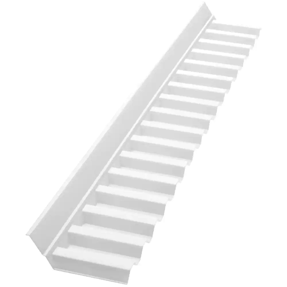4 Ft. White Opal Polycarbonate Wall Connector Flashing gallery