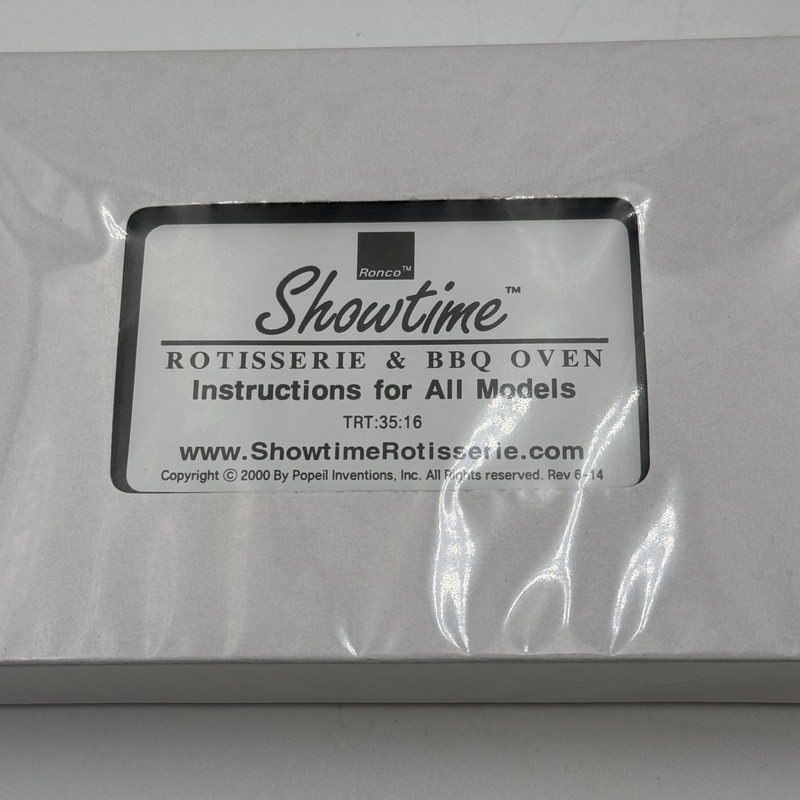 New Ronco Super Showtime Pro - Professional Rotisserie & BBQ Oven - Model 4000 gallery