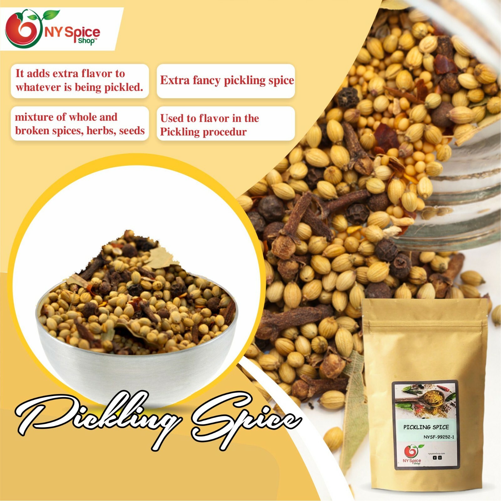 Pickling Spice High Quality Item Weight 8oz-5lb gallery
