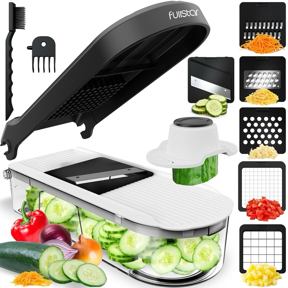 Mandoline Slicer for Kitchen - Vegetable Chopper, Onion Potato Food Veggie Fruit