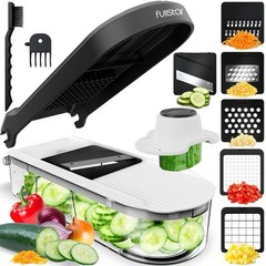 Mandoline Slicer for Kitchen – Vegetable Chopper, Onion Potato Food Veggie Fruit