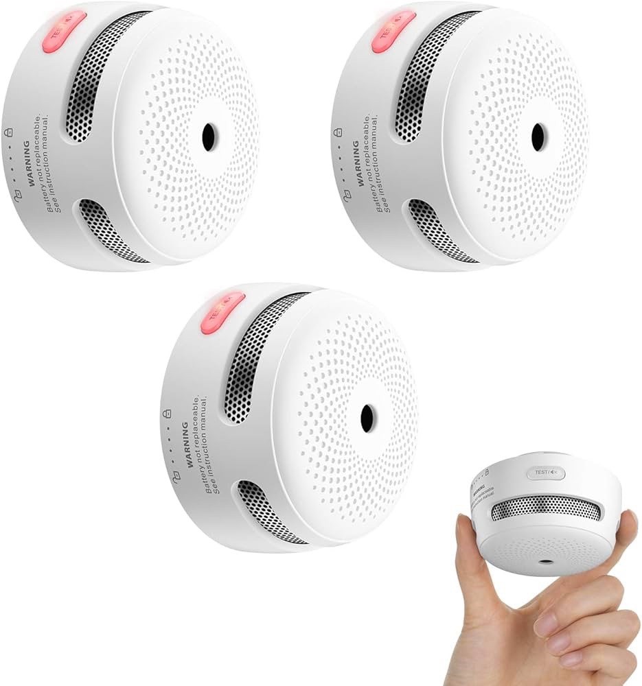 X-Sense Wireless Interconnected Smoke Detector Battery Powered Fire Alarm 2-pack gallery