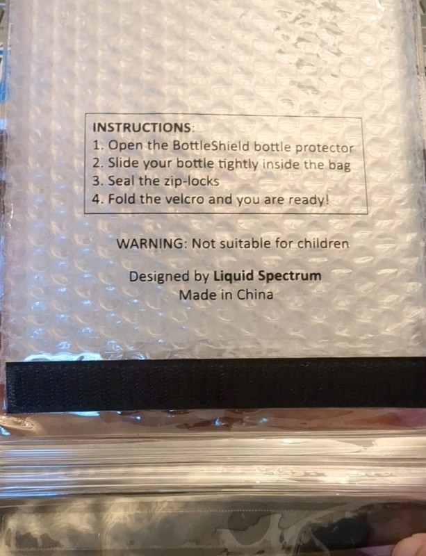 Liquid Spectrum Reusable Wine Protector Travel Bag by Bottle Shield gallery