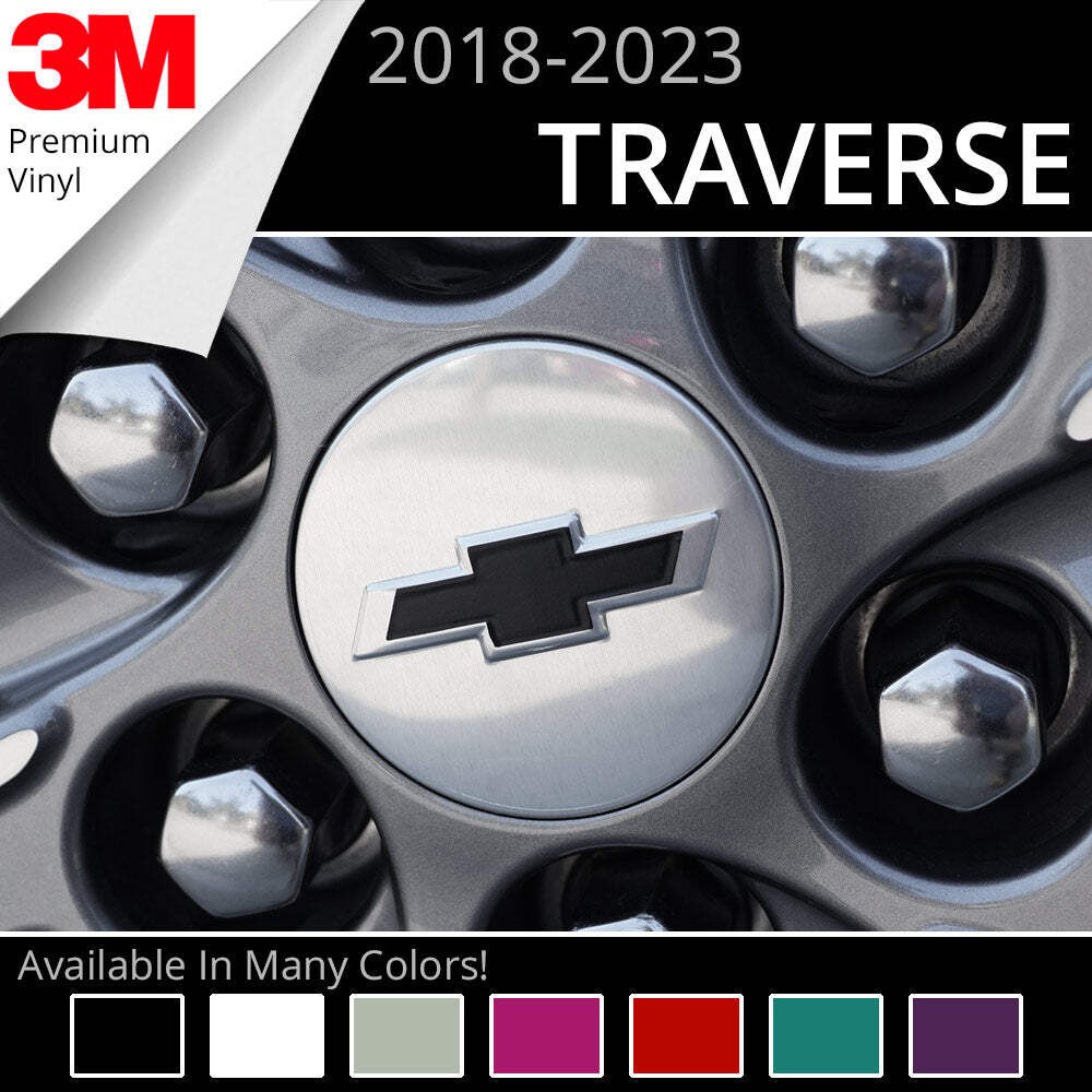 BocaDecals Center Cap Bowtie Decal Overlays For 2018-2023 Chevy Traverse gallery