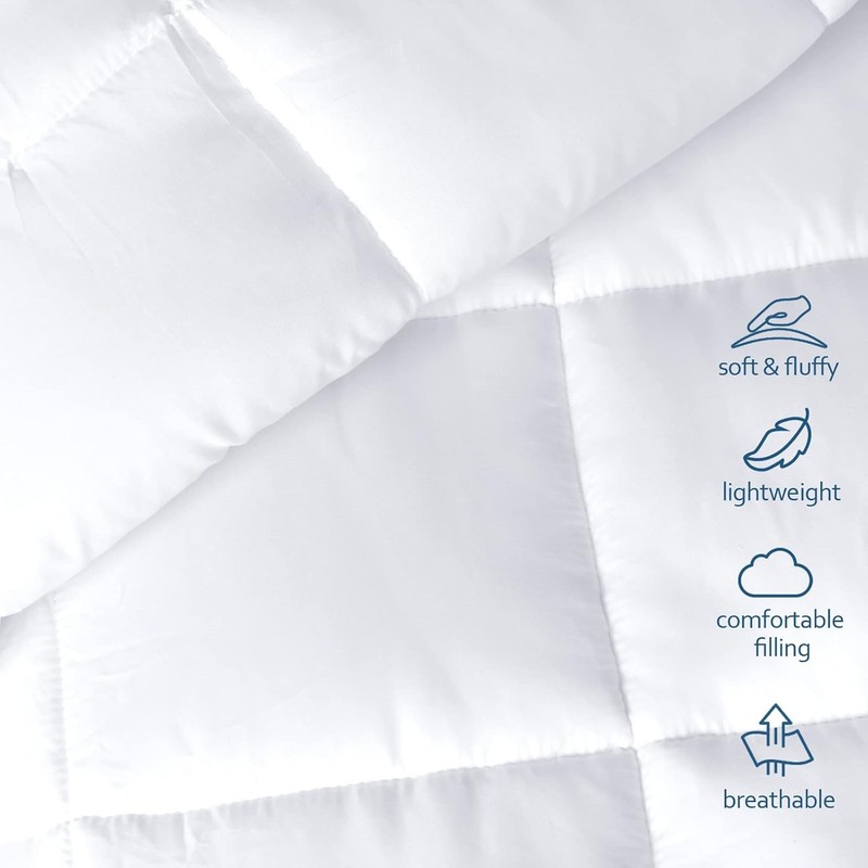 Down Alternative Comforter Duvet Insert Queen Size White, Queen Size Blanket gallery