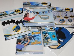 Batman Birthday Party Table Decorations Masks