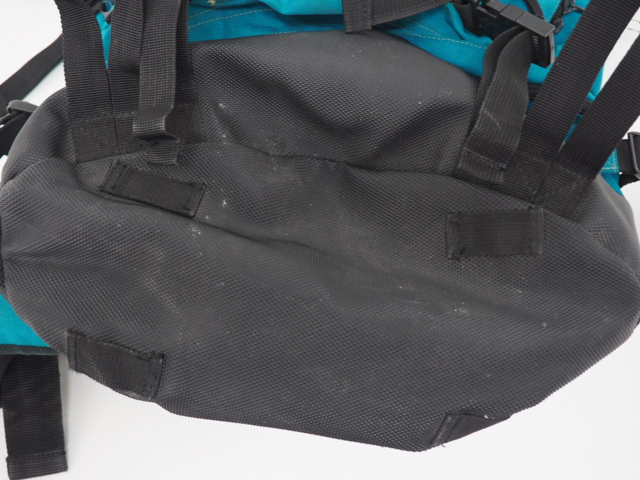 Vintage Unknow Brand Light Blue Large Capacity Internal Frame Backpacking Pack 4