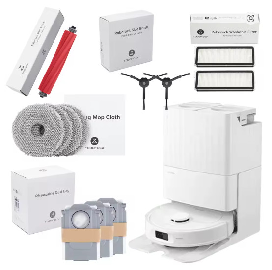 Roborock Qrevo MaxV vacuum cleaner, FlexiBram and spare parts for vacuum cleane gallery