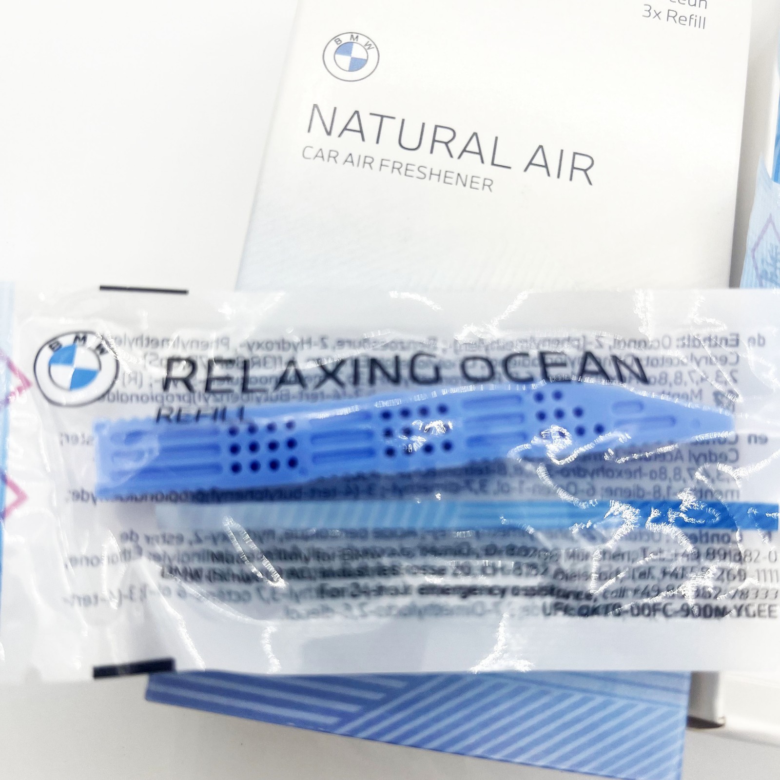 3x Interior Fragrance Refill Kit Relaxing Ocean For BMW Car Freshener Holder gallery