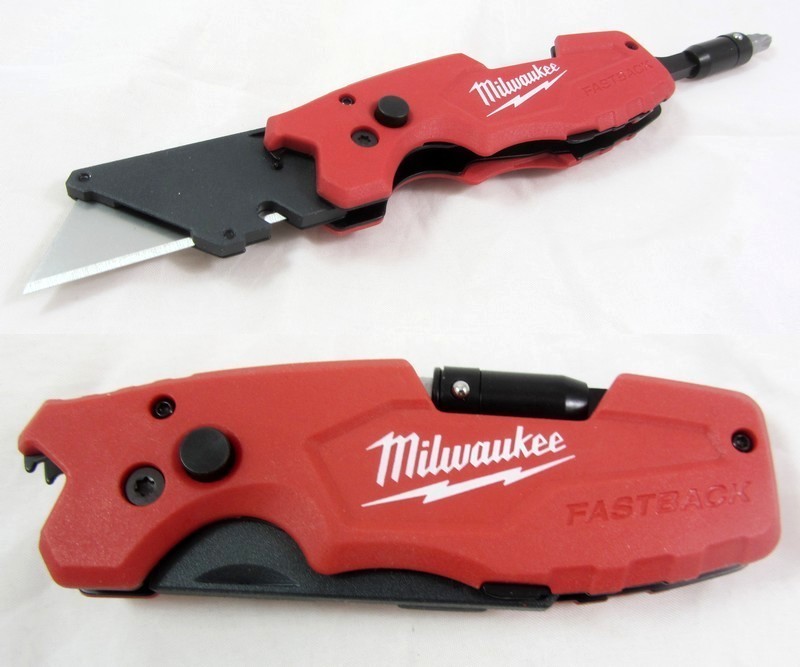 Milwaukee Fastback Pack 6-in-1 & Compact Utility Knife Set 48-22-1505Q gallery