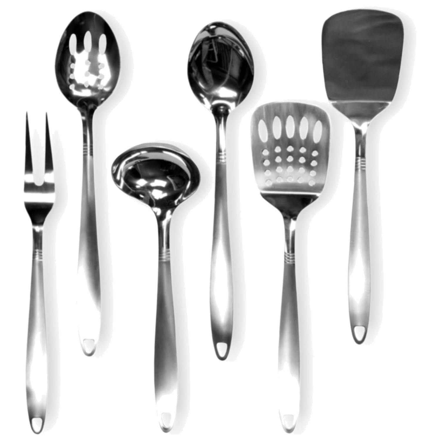 Stainless Steel Kitchen Utensil Set, 6 Pieces gallery