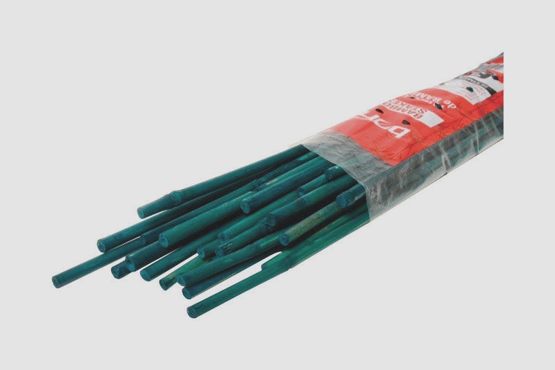 Bond 2' H Green Coated Bamboo Sturdy Strong Durable Garden Stakes 25 pk gallery