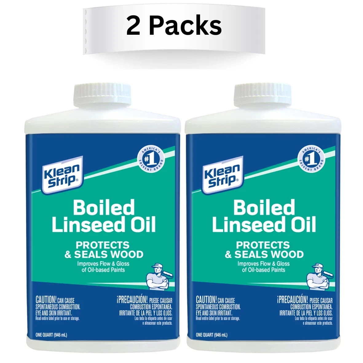 ( 2 PACK ) Klean Strip Boiled Linseed Oil Qt. gallery