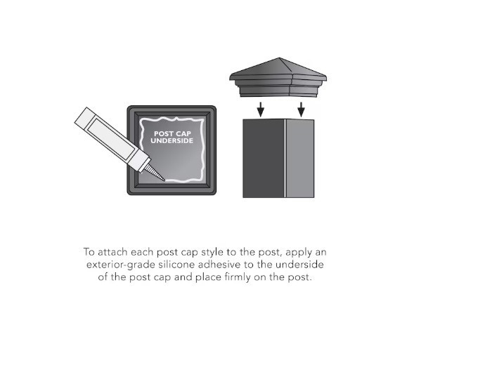 Deckorators 4-in x 4-in Copper Plastic Deck Post Cap gallery
