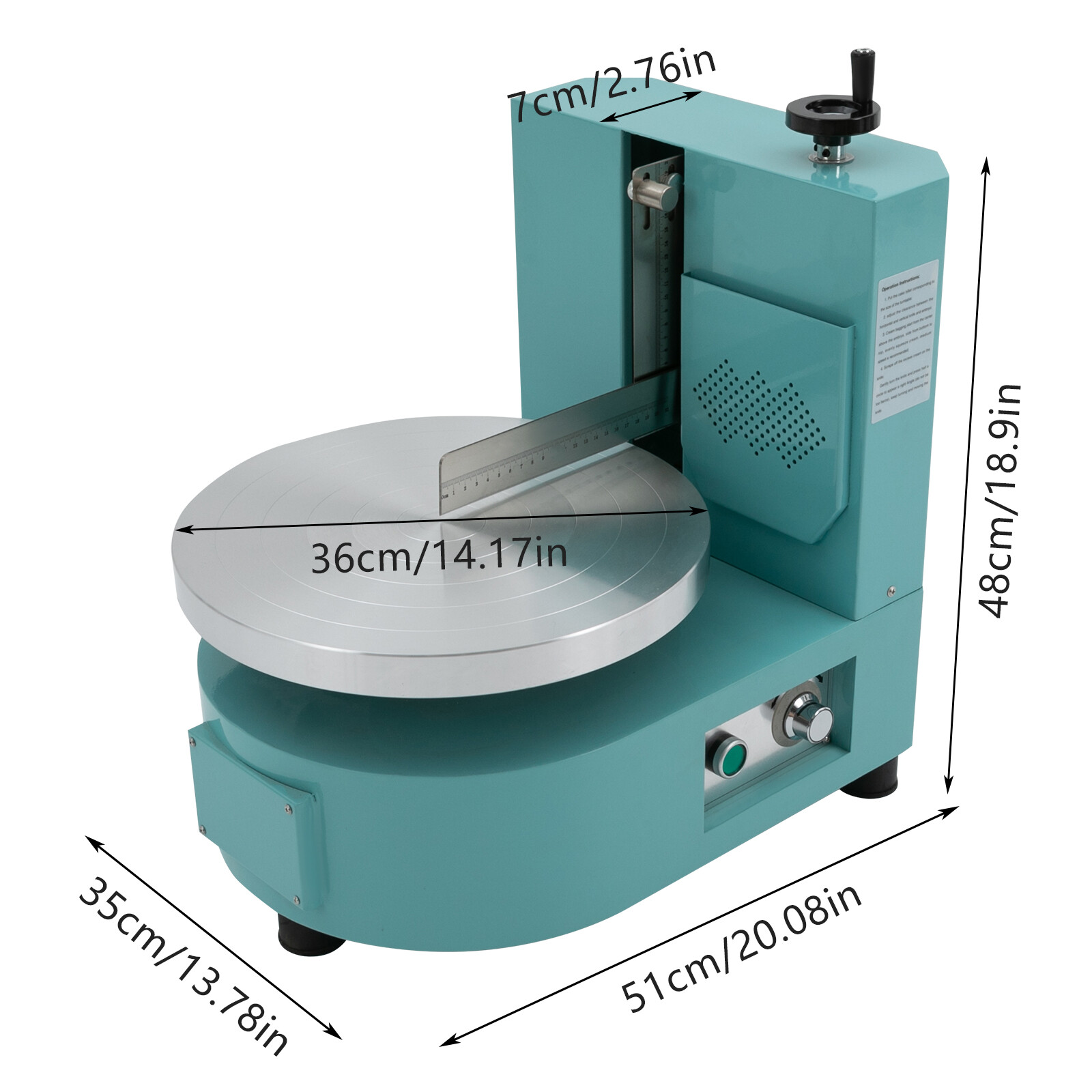 Automatic Cake Cream Spreading Coating Smearing Machine 110V Decorating Spreader gallery