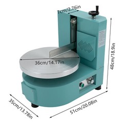 Automatic Cake Cream Spreading Coating Smearing Machine 110V Decorating Spreader