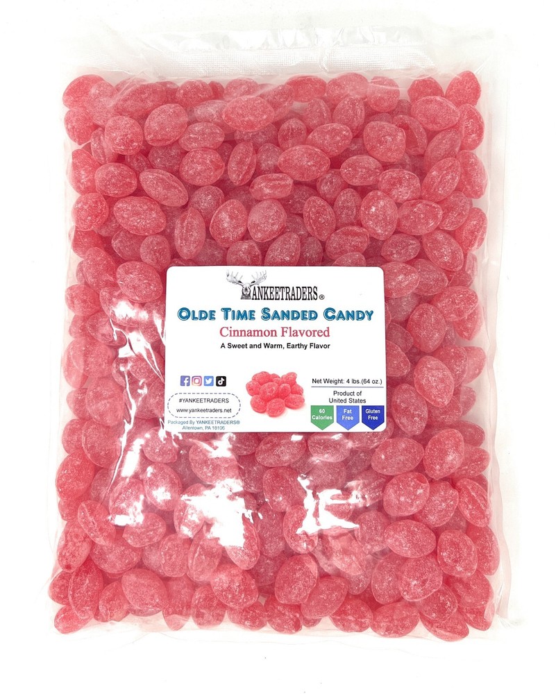 Olde Time Cinnamon Sanded Hard Candy, 4 lbs. ~ YANKEETRADERS® ~ FREE SHIPPING