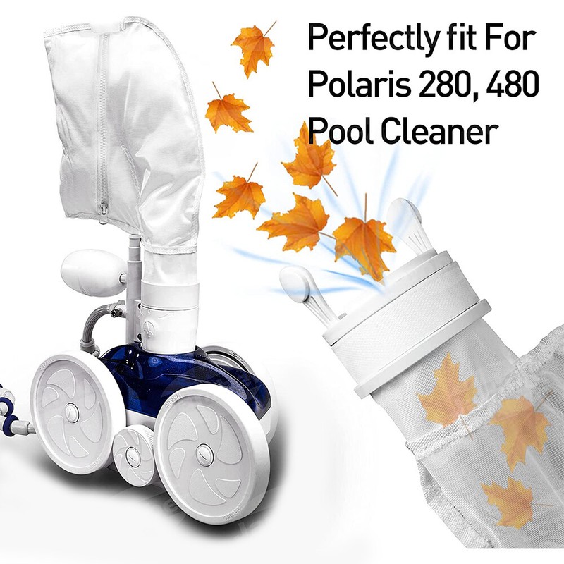 2Pcs Pool Cleaner Bags Nylon Mesh Filter Bag for Polaris 280 480 Part K13 K16 gallery