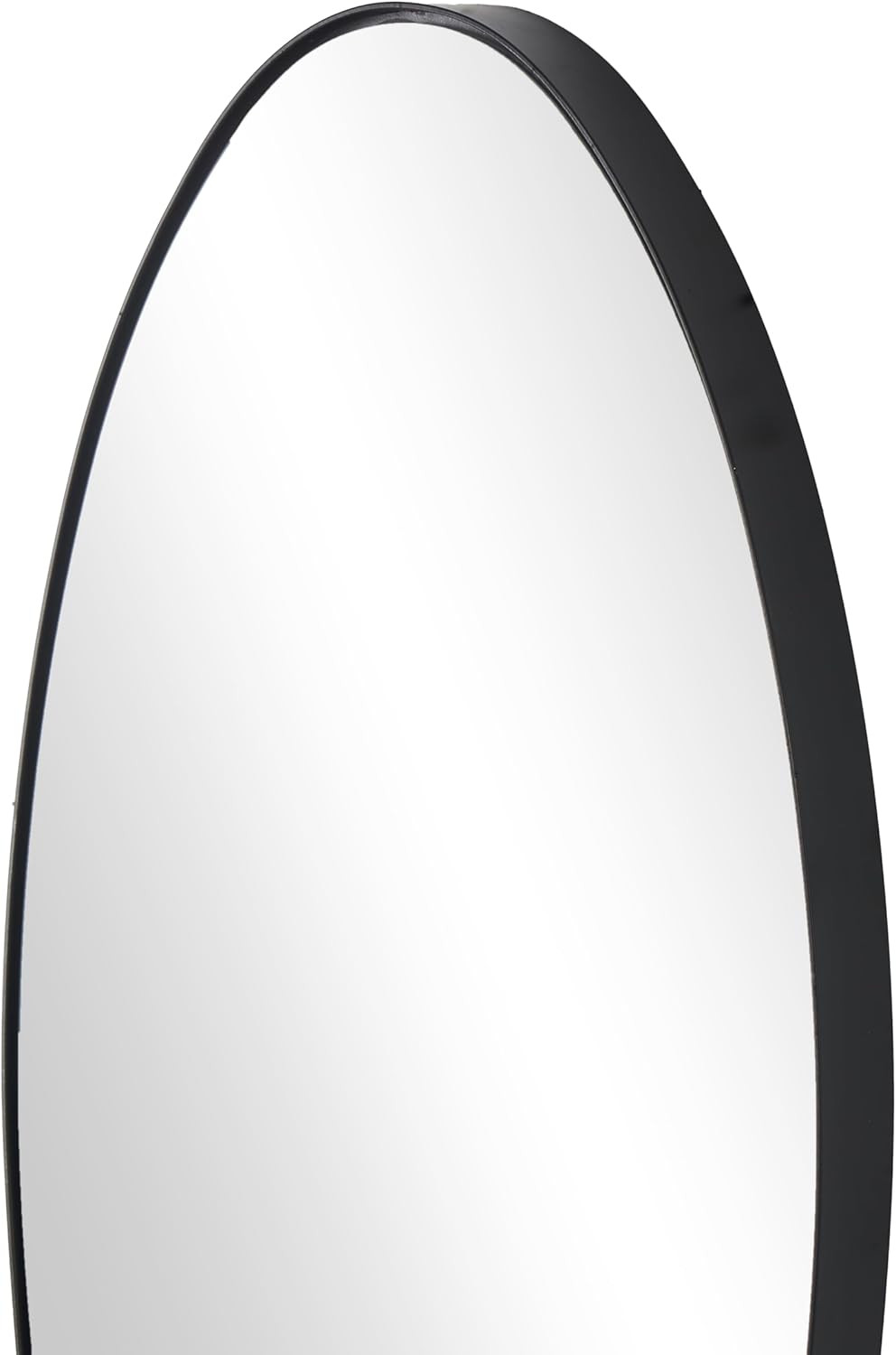 Wavy Black Metal Wall Mirror - Stylish Entryway Decor 9" x 2" x 45 gallery