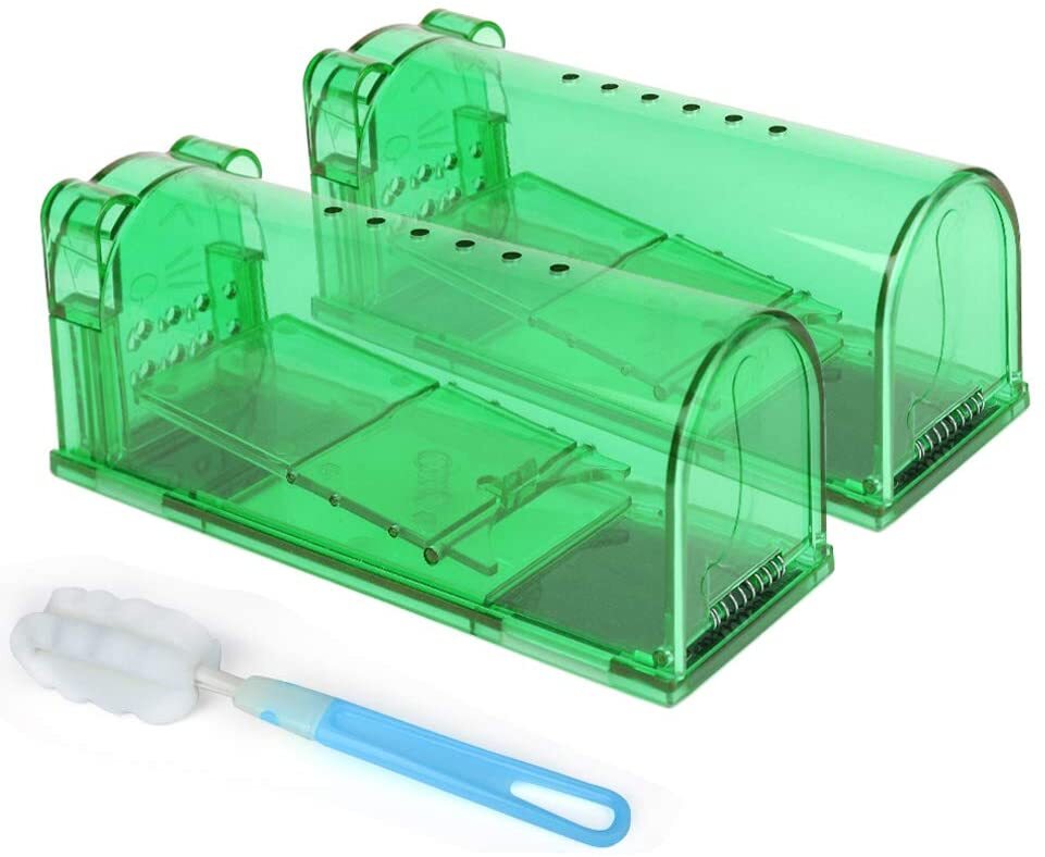 2 Pack Humane Mouse Traps Live Catch & Release No Kill Rat Mice Trap Reusable gallery