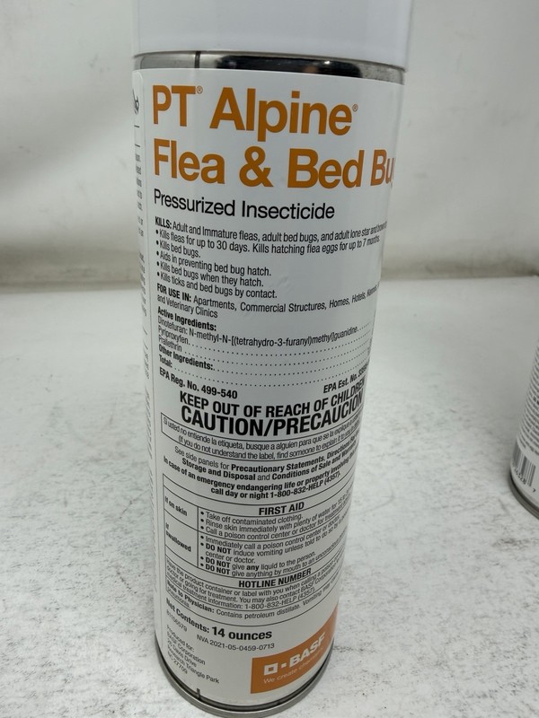 2 Pack 14oz PT Alpine Flea & Bed Bug w/ IGR Insecticide Kill Fleas Bed Bugs gallery