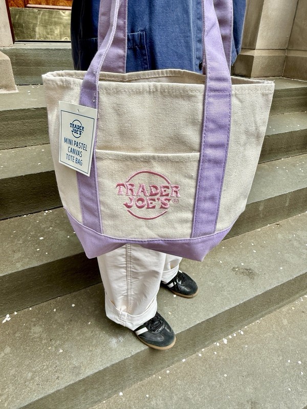 AUTHENTIC Trader Joe's Mini Tote FULL SET - 2026 Spring Pastels gallery