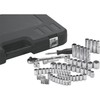 Klutch Mechanic's Socket Set, 74-Pc., 1/4in. & 3/8in.-Drive gallery