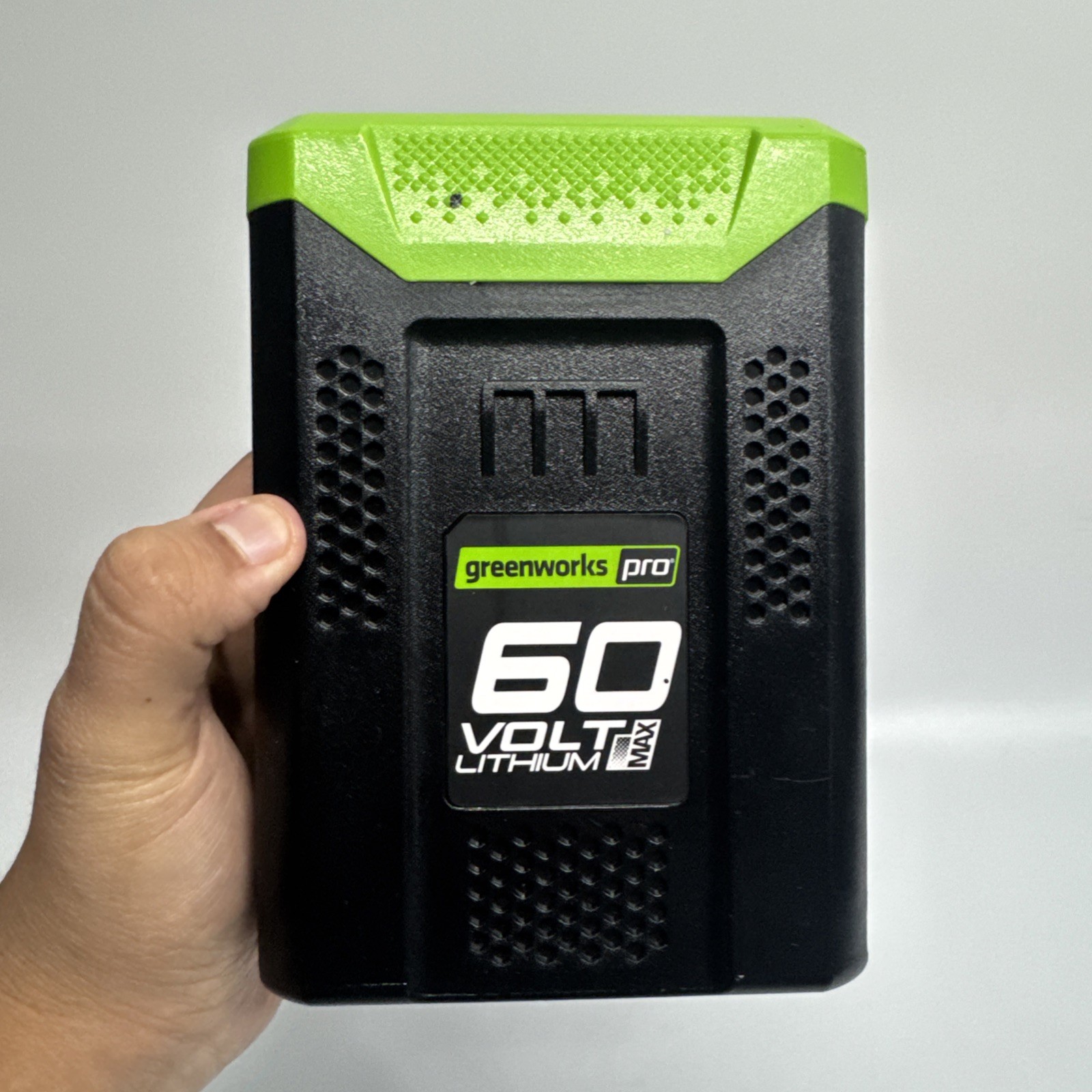 GreenWorks Pro 60-Volt Max 2.0 Amp Hours Rechargeable Lithium Ion- A2B3-9 gallery